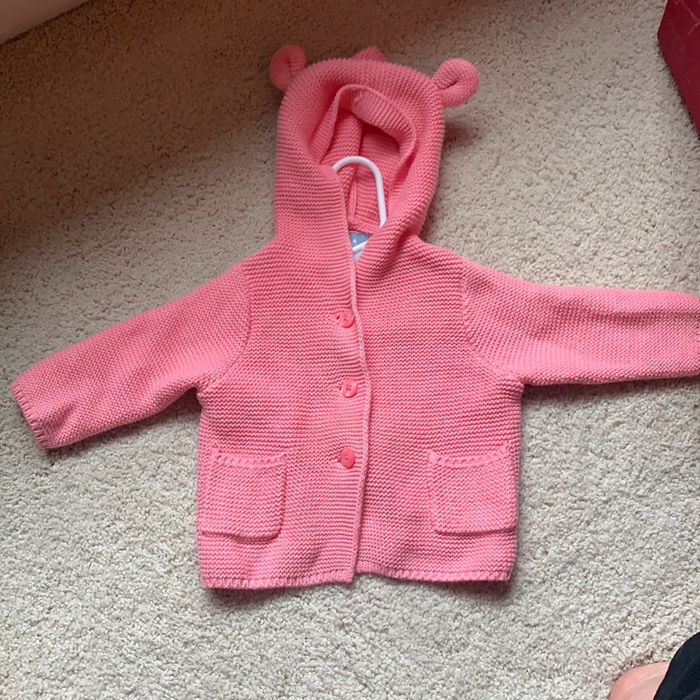 A baby gap button up near sweater